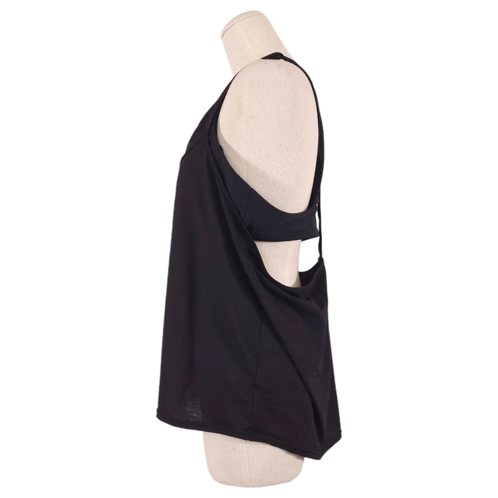 Prana Ainsley Tankini Top Black Sz Large - Image 4