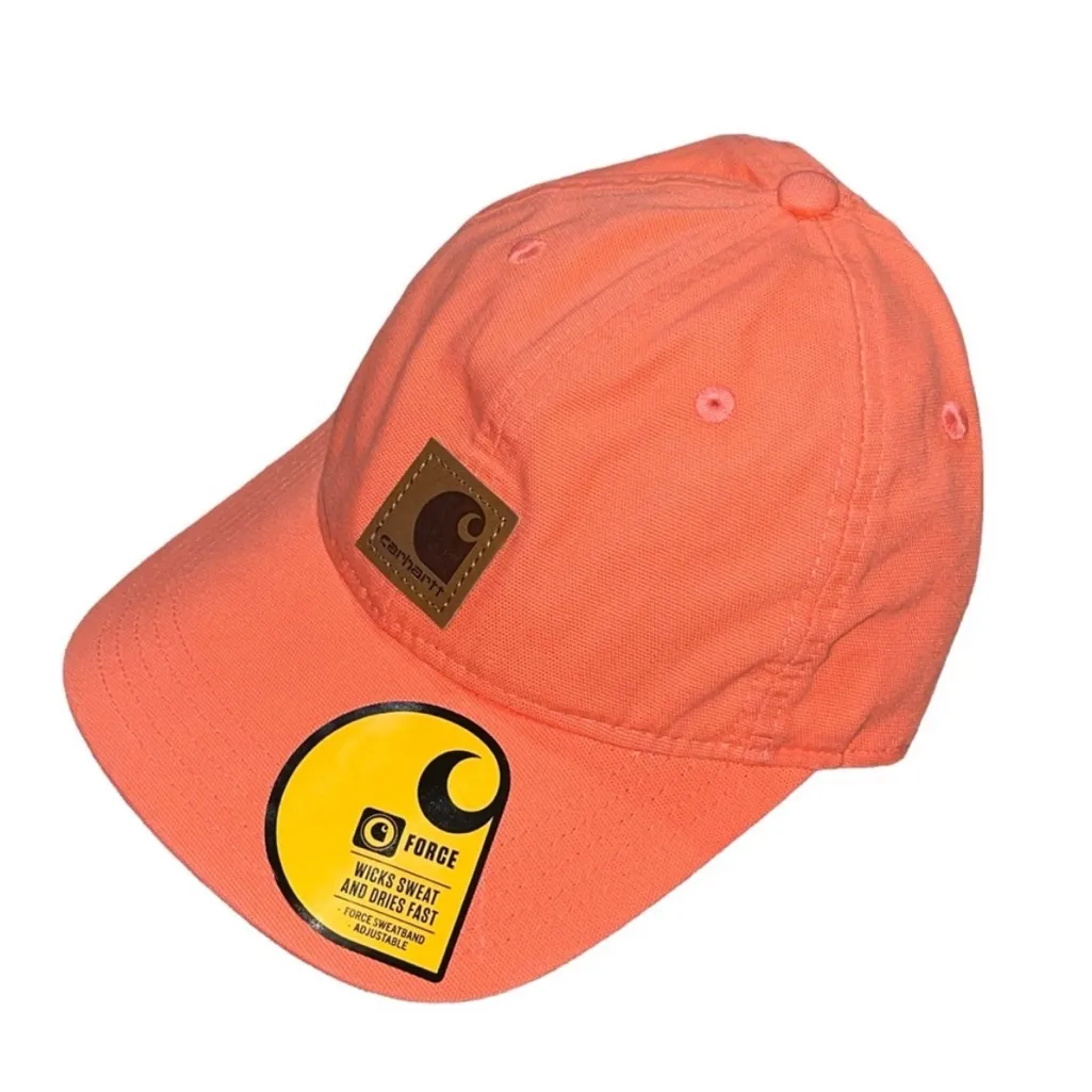 Carhartt Unisex Coral Canvas Baseball Cap - Image 2