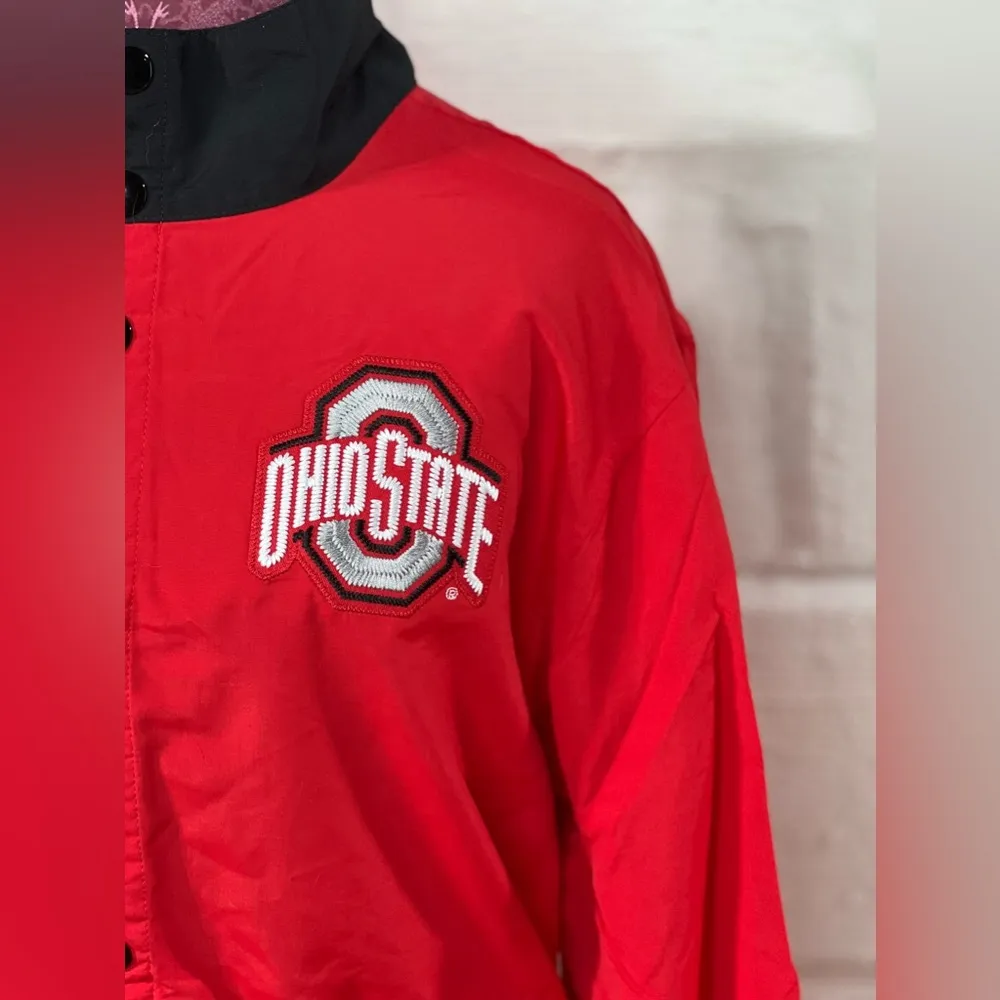 NWOT  Ohio State Button Up Windbreaker - Image 3