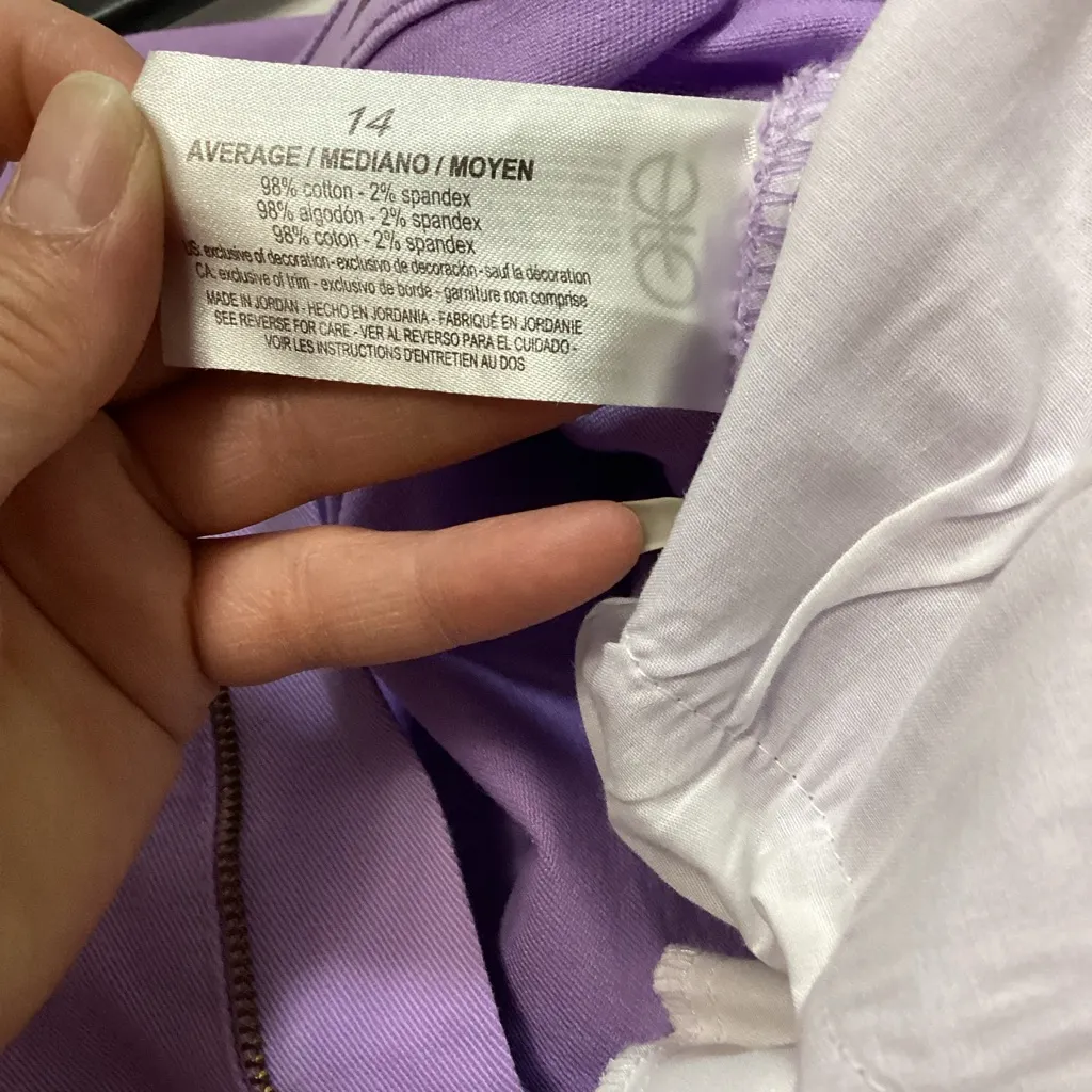 Gloria Vanderbilt  Amanda  slimming classic Jeans size 14 color purple - Image 8