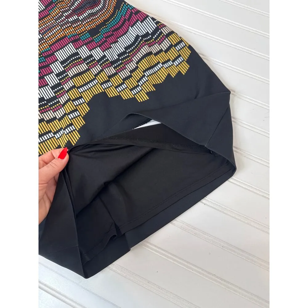 Bebe Black Aztec Sleeveless Bodycon Mini Dress Party Cocktail Womens Size XS - Image 5