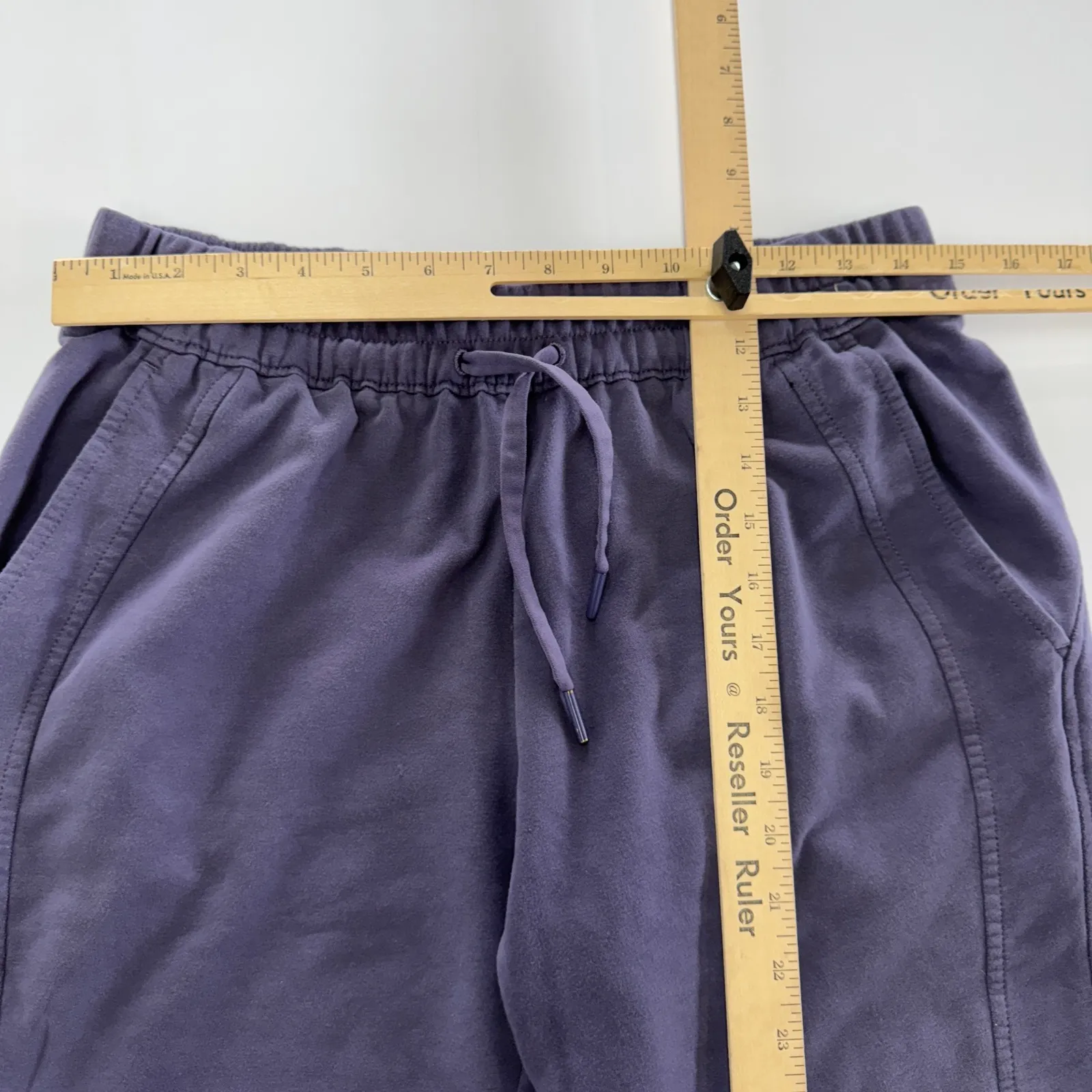 Athleta Pants Womens Small Purple Retroterry Tapered Drawstring Jogger Sweatpant - Image 9