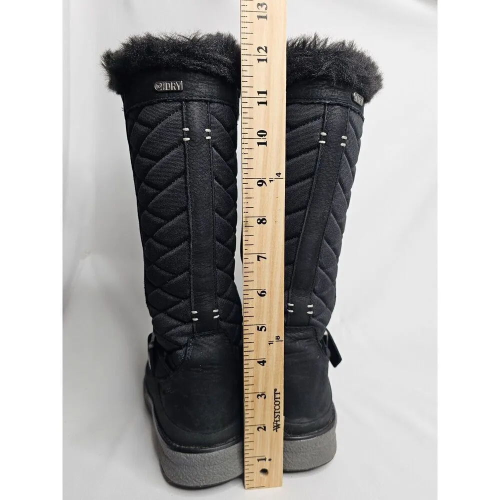 Merrell Women’s Black Tremblant Ezra Tall Polar Waterproof Fur Lined Boots 5.5 - Image 4