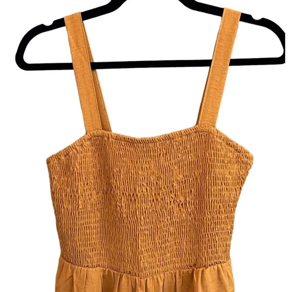 Boho Jumpsuit Mustard Yellow Large - Image 2