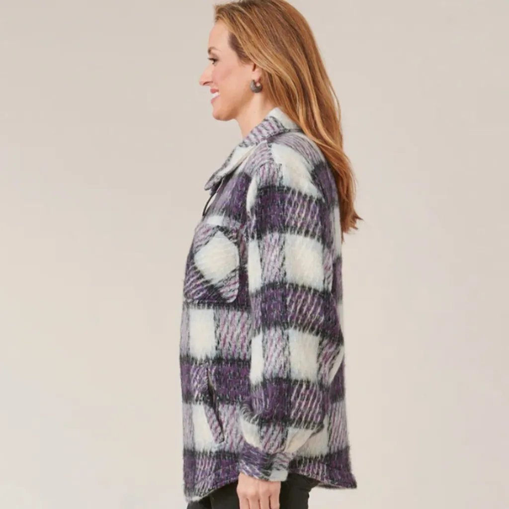 Democracy NWT  Long Blouson Sleeve Zip Front Collared Patch Pocket Jacket - Image 7