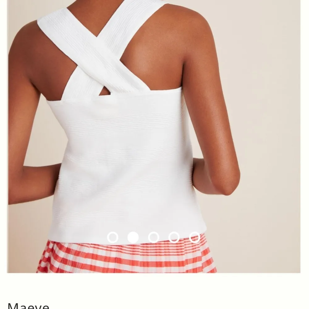 NEW (without tag)  Stephie Cross-Back Top - Image 2