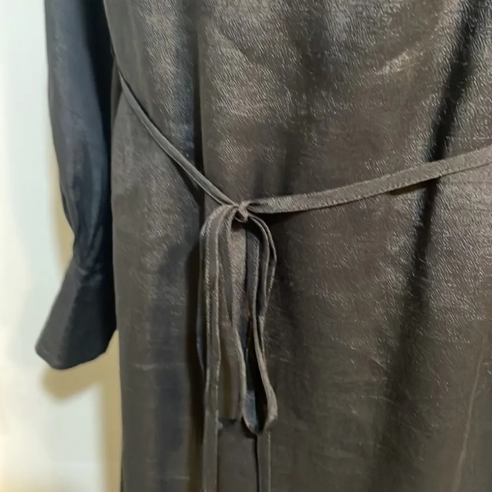 Banana Republic shirt dress black womens cuff long button sleeve NWT Sz small - Image 30