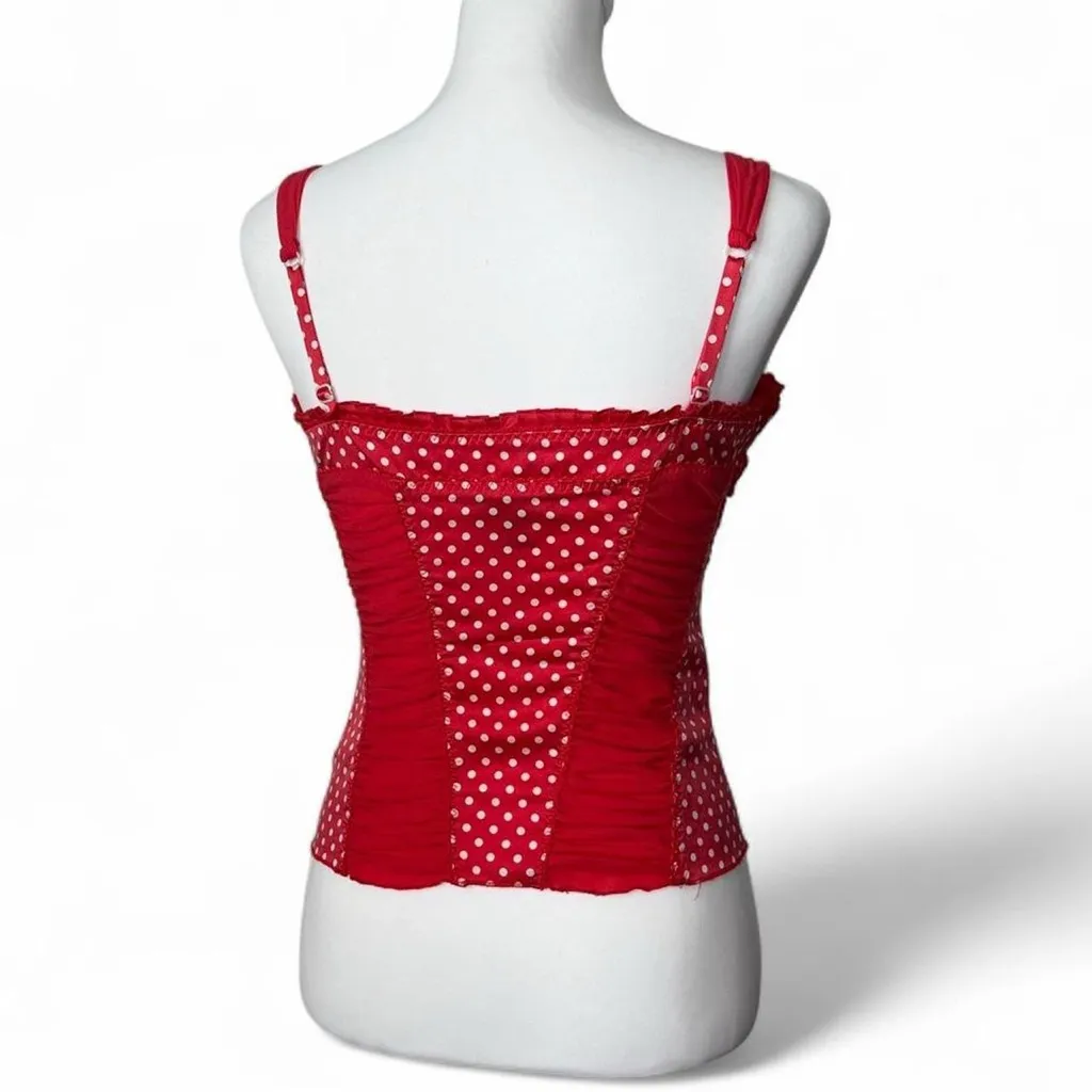 Y2K Silk Bebe Top - Image 4