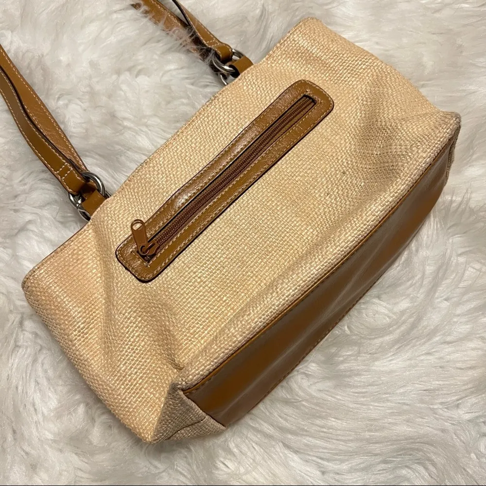 Rosetti woven style shoulder bag purse flowers butterfly bumblebee embroidery - Image 5