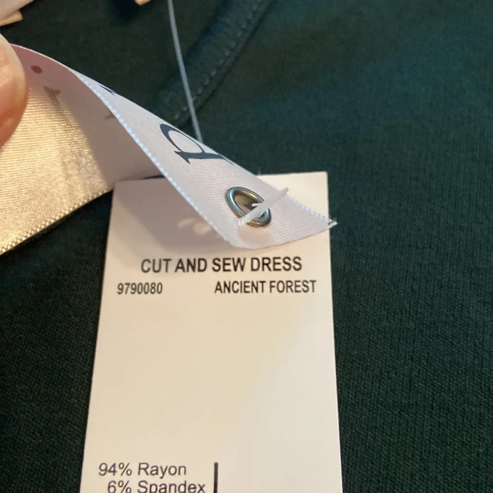 PHILOSOPHY DRESS size L length 38” bust 34” long sleeves color dark green - Image 9