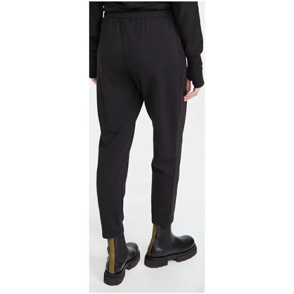 Z Supply French terry Brixton high waist button detail black S joggers - Image 2