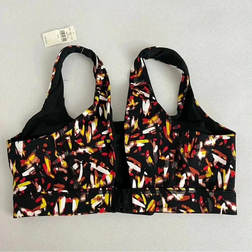 Offline Aerie Sports Bra Size Small Black Multicolor Goals Sweat Most Support - Image 2