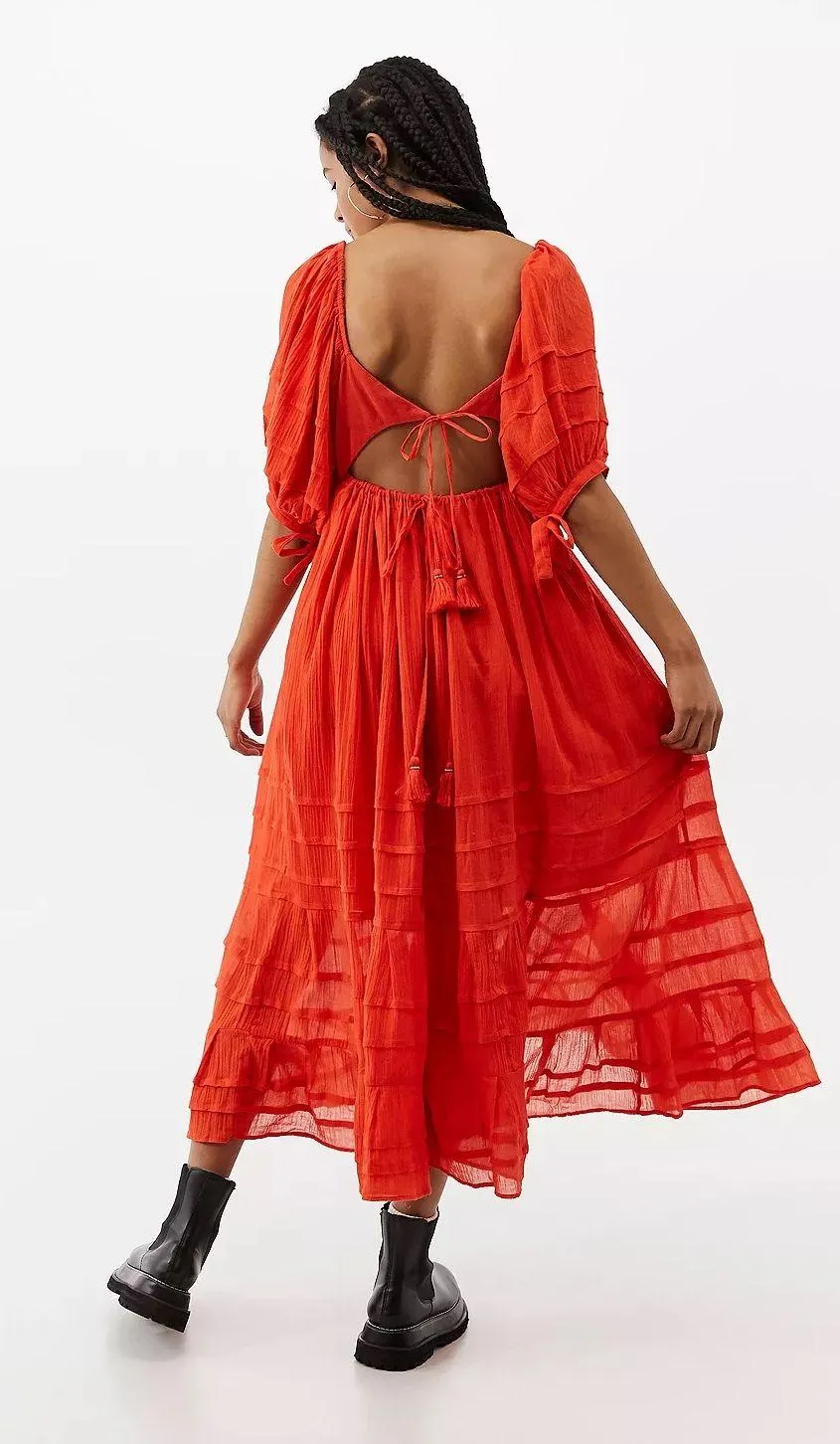 Let's Be Friends Midi Dress - Image 5