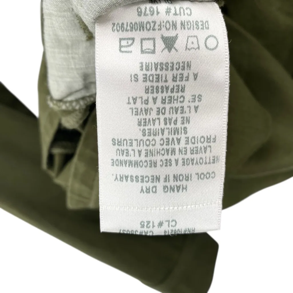 Joe’s Jeans Olive Green Military Shirtall Romper Long Sleeve New - Image 11