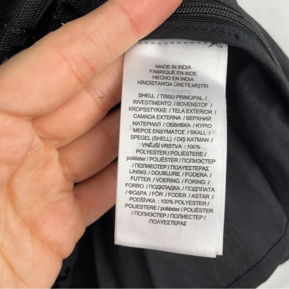 NWT Ralph Lauren Beaded Mesh One Shoulder Camisole Top Floral Glam Party Black S - Image 11