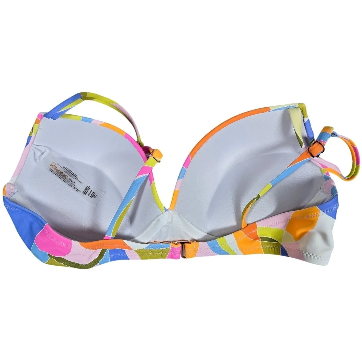 Raisins Moonshadow Underwire Bra Bikini Top In Kaleidoscope Dreams Multi M NWT - Image 2
