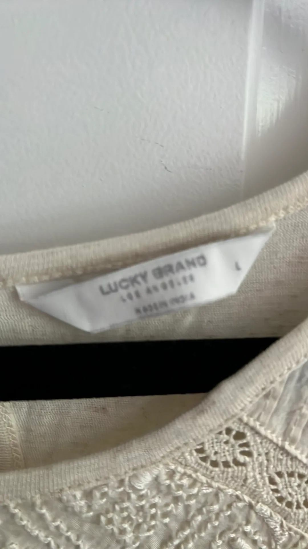 Lucky Brand white top - Image 4
