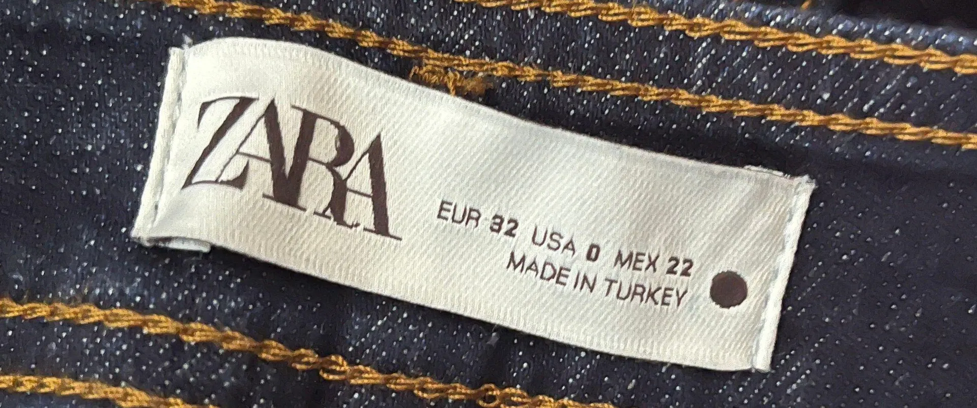 ZARA Marine Straight Pocket Jeans - Image 5