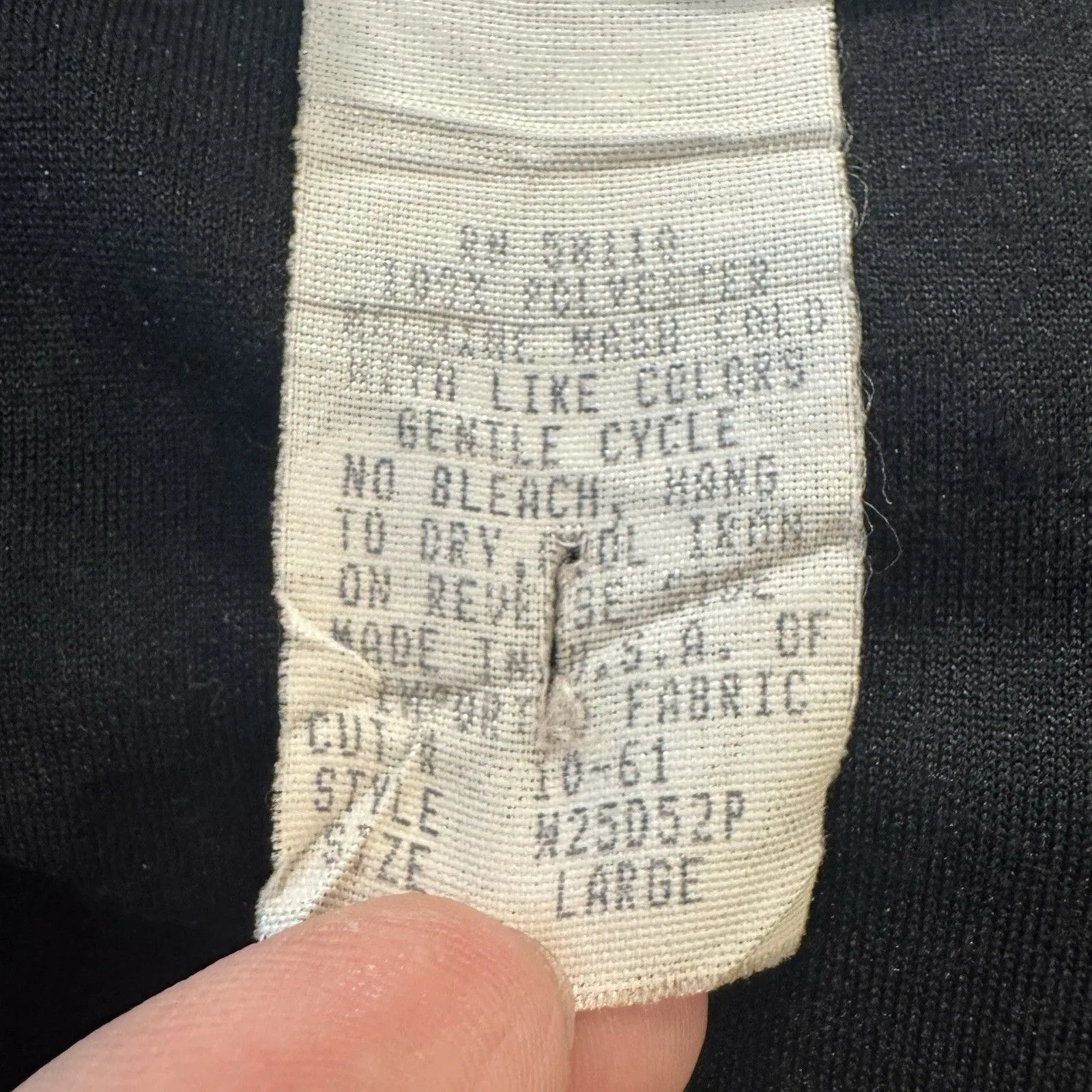 Vintage Velvet Button Up Shirt Size L Black Floral Embroidered Whimsigoth Vamp Size L - Image 7