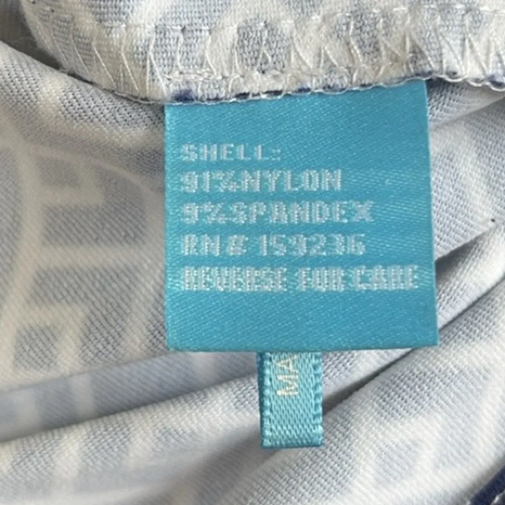 Like New J. McLaughlin Elaine Catalina Cloth Dress Blue White Size Small - Image 7