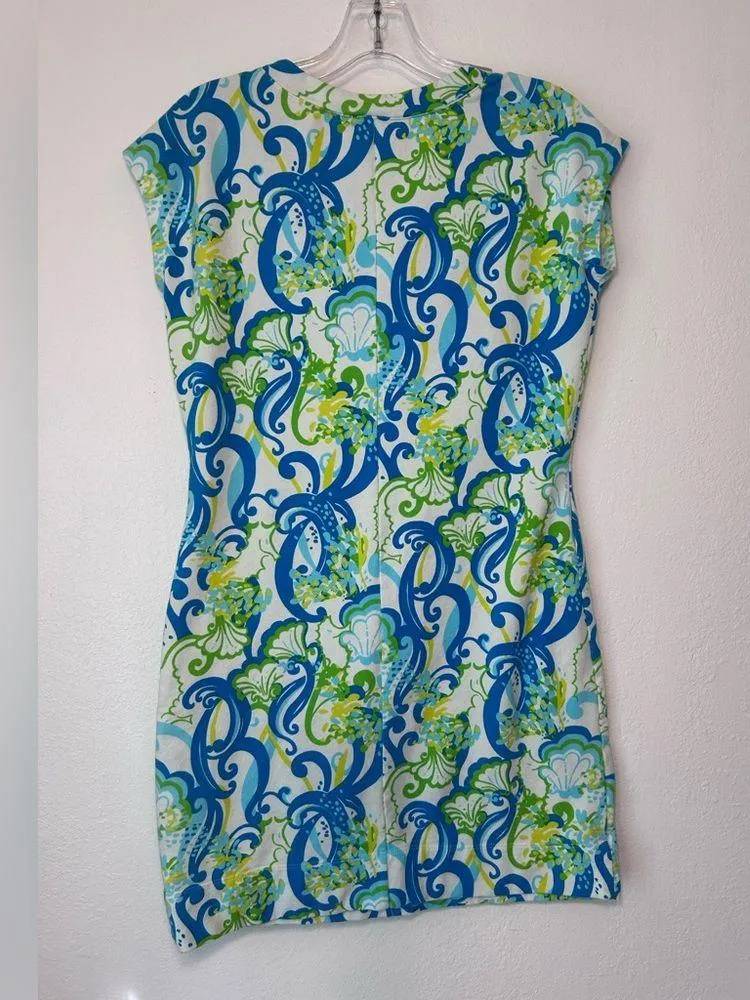 Lilly Pulitzer floral print knit dress size small - Image 2