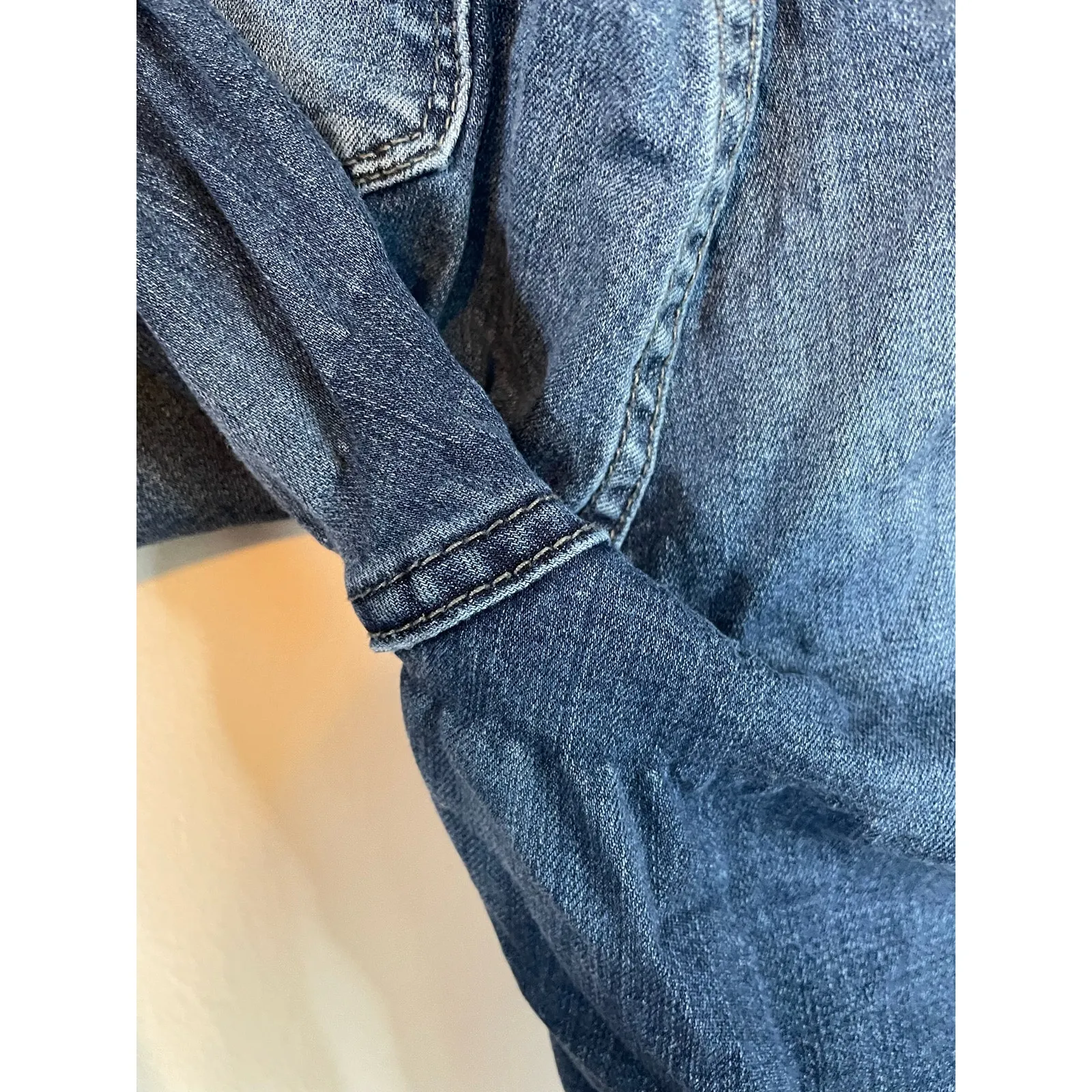 Kancan Skinny Jeans 13/30 Womens Distressed Medium Wash Denim Casual Blue Size undefined - Image 3