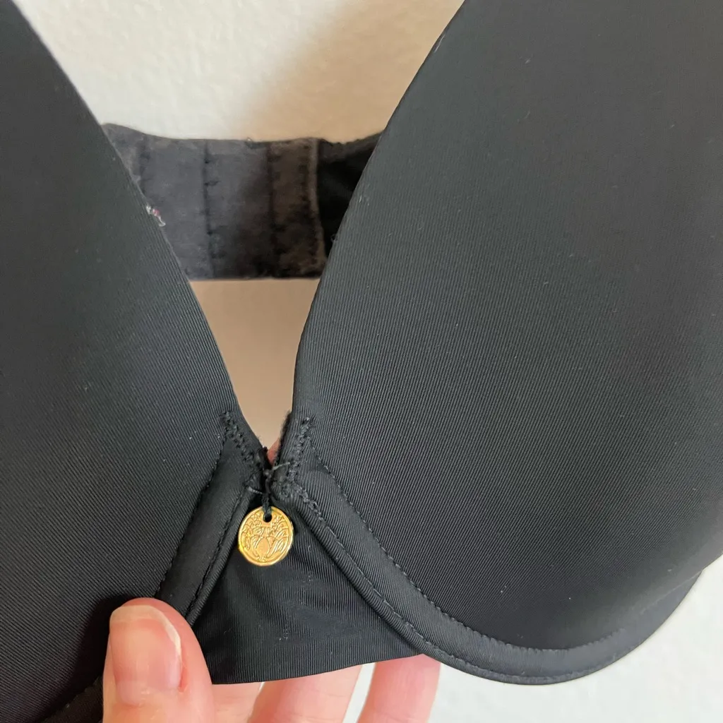 Natori Bra Full Coverage Lined Go Charm Pendant Underwire Lace Padded Black Size undefined - Image 2