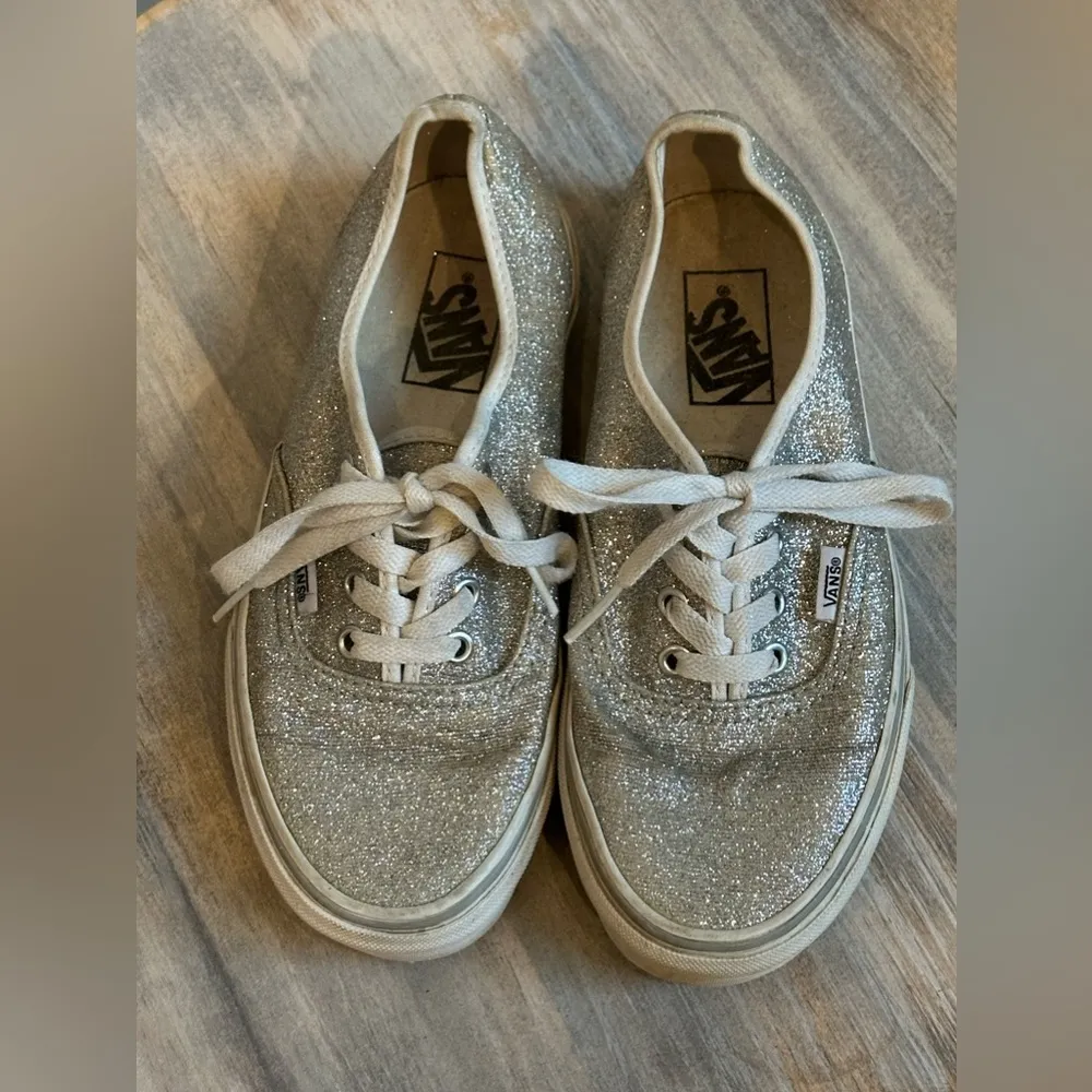 Vans off the wall Silver Glitter sneakers Size 7 - Image 5