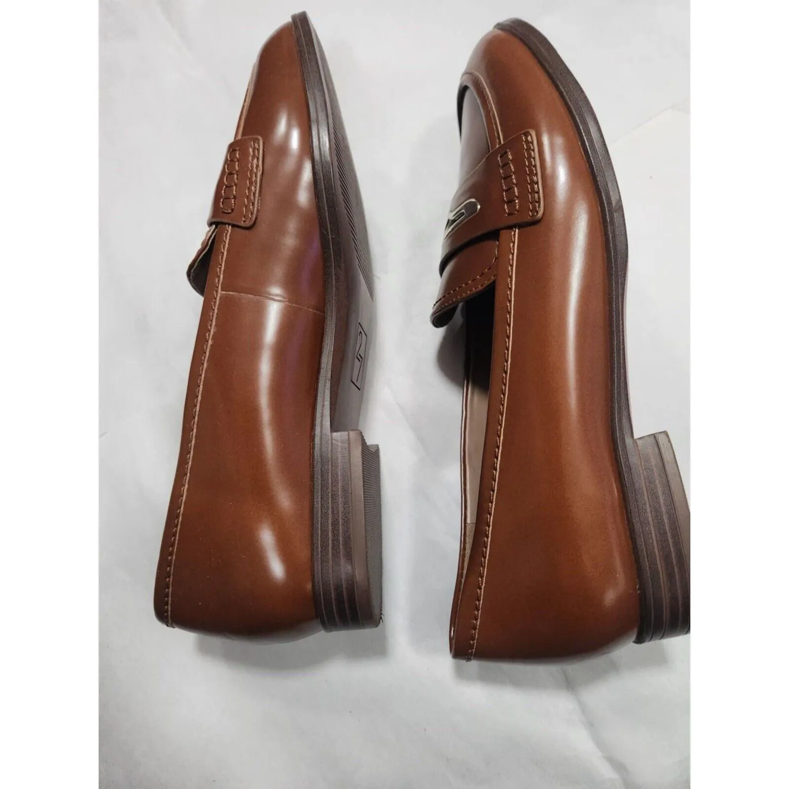 27 EDIT GEORGIANA LOAFER TAN Size 8M - Image 6