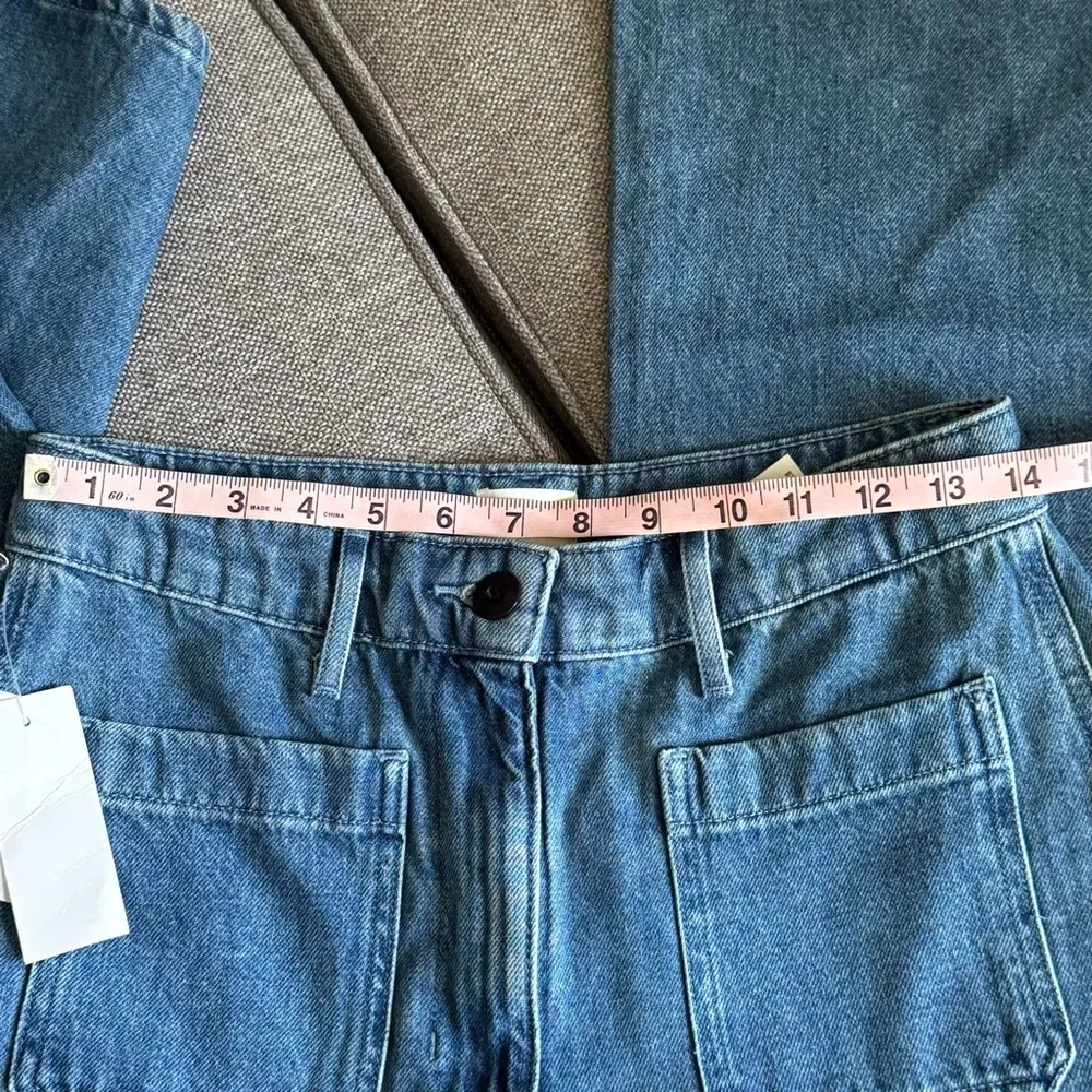 Aritza Wilfred Free Adrift Ocean Medium Blue Women Jeans Sz 8 - Image 13