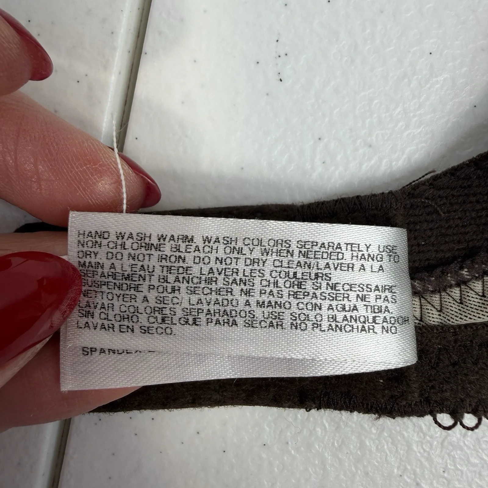 WACOAL 38D Lace Finesse Contour Bra Underwire 853201 Brown Sweetheart Women's - Image 14