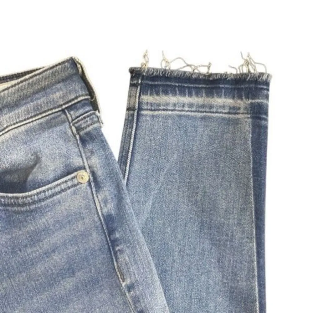 rag & bone  Nina High rise ankle skinny size 27 raw hem jeans - Image 3