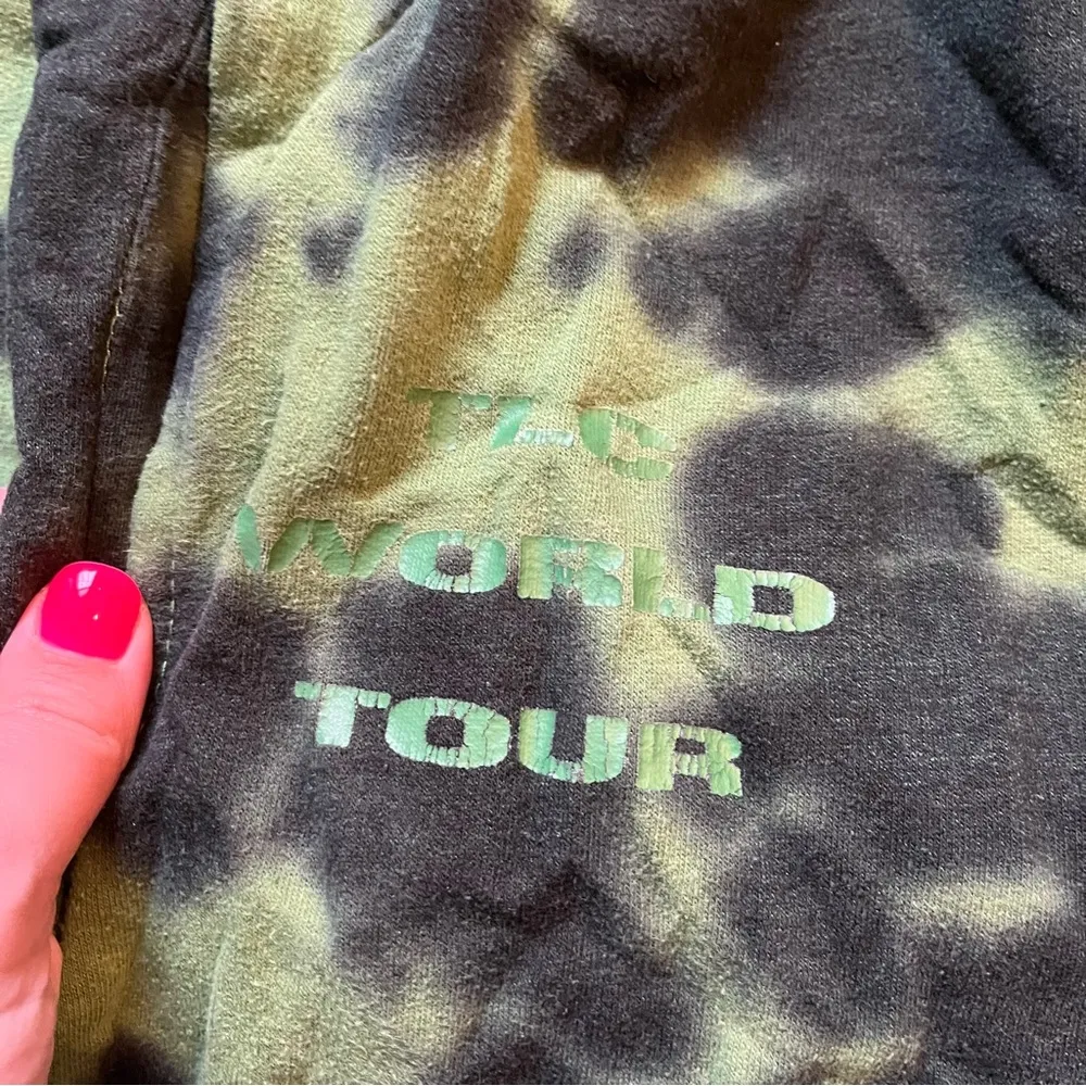TLC crazy sexy cool world tour sweatpants Green Size M - Image 4