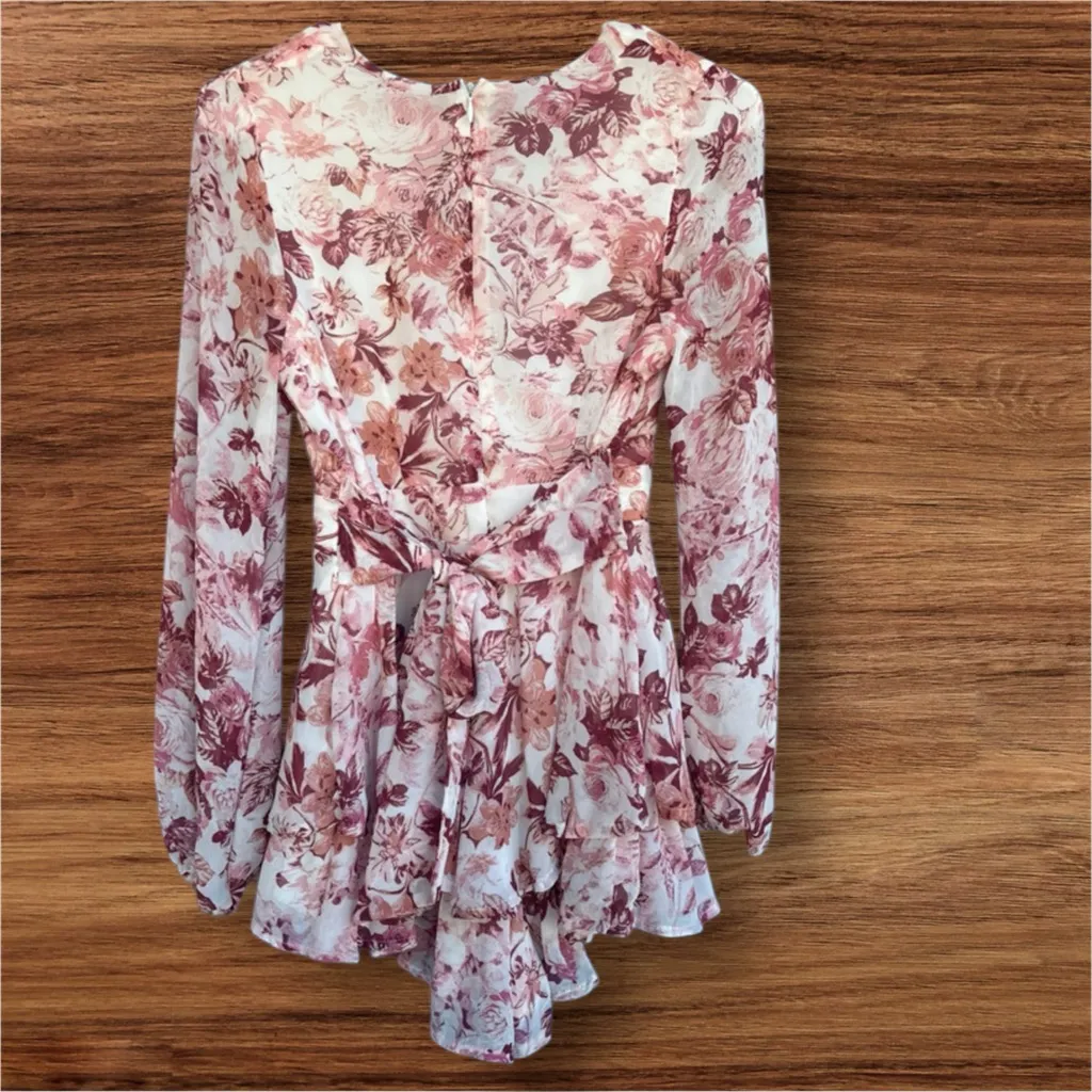 Miami Floral V-Neck Romper - Image 2