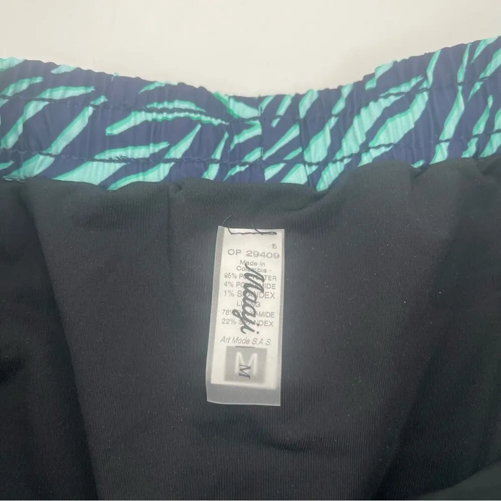 MAAJI Shorts Zebra Active Gym Beach Swim Athletic Interior Liner Size Medium NWT - Image 7