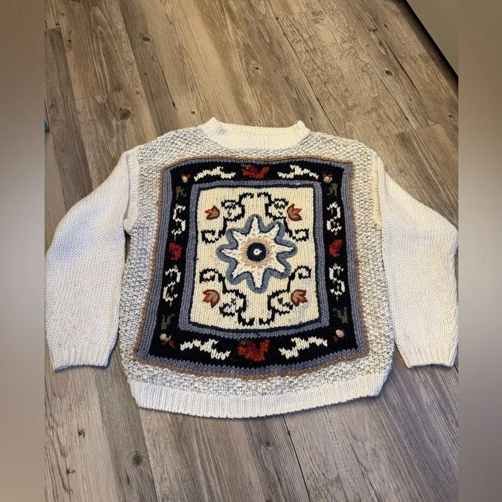 Vintage  Decorative Sweater - Image 2