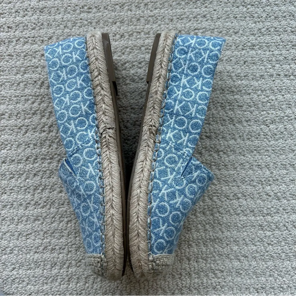 Calvin Klein Popular Logo Espadrilles Size 8M - Image 4