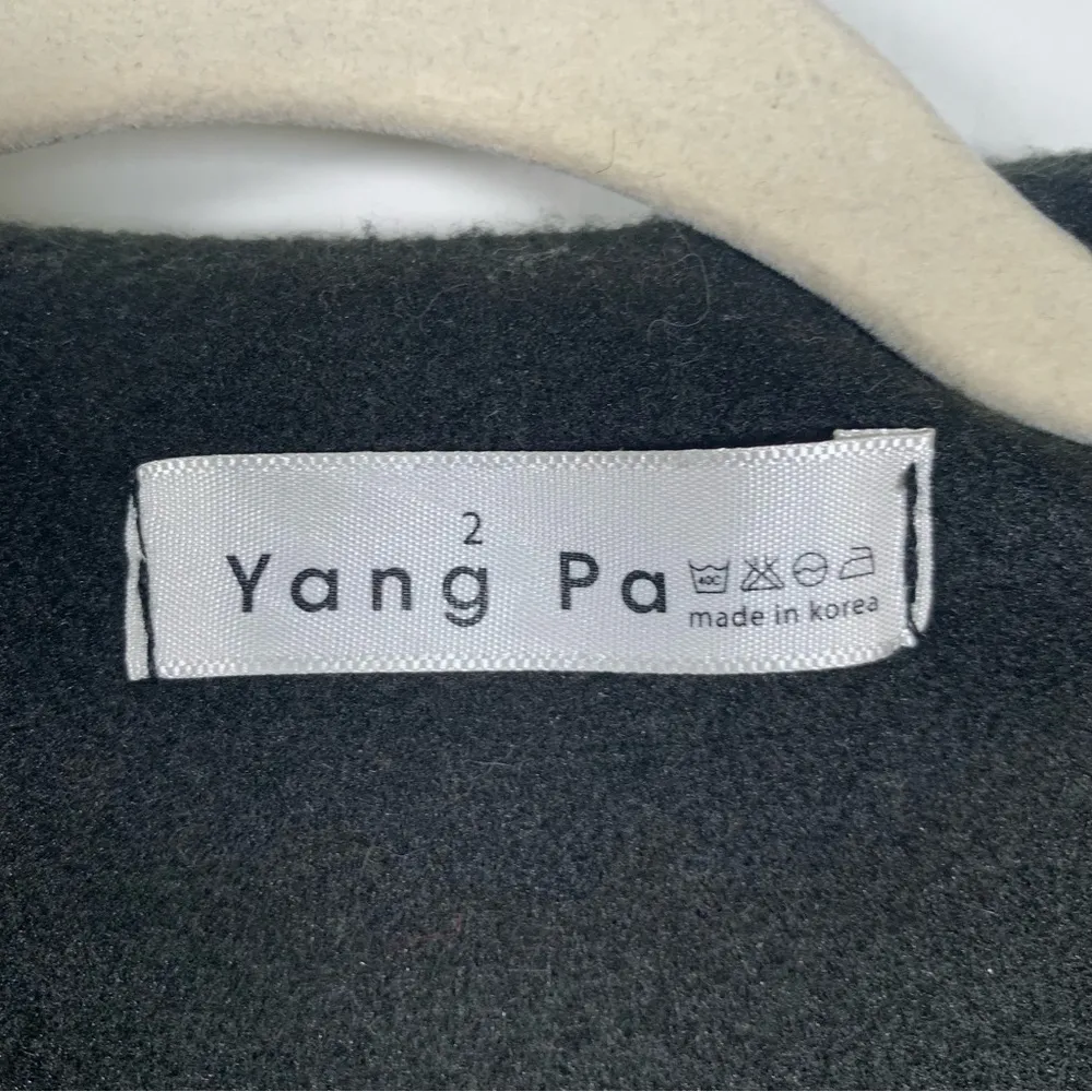 Kawaii Japanese Korean Wool Coat Winter Warm Trend Peacoat Coats Jackets Size 2X Black - Image 2