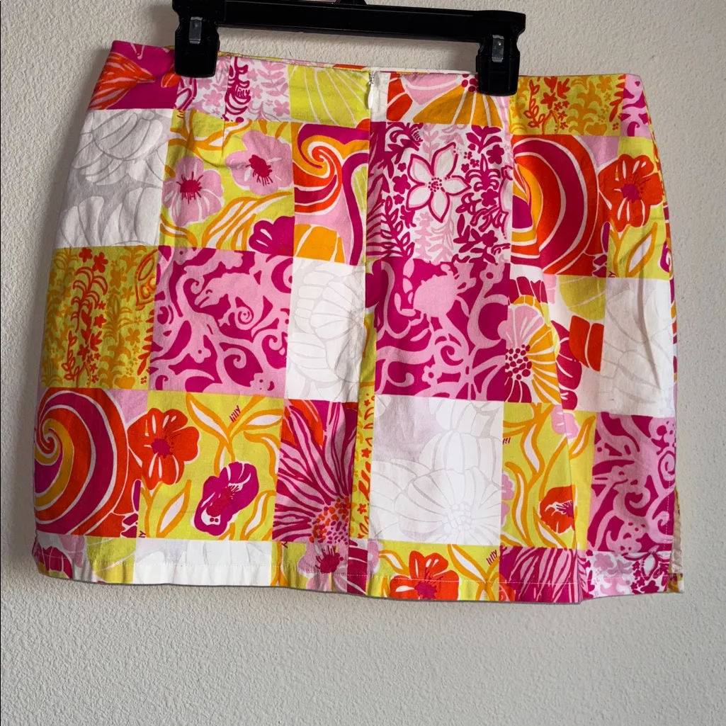 Vintage Lilly Pulitzer Palm Beach Print Skort Womens Size 10‎ - Image 2