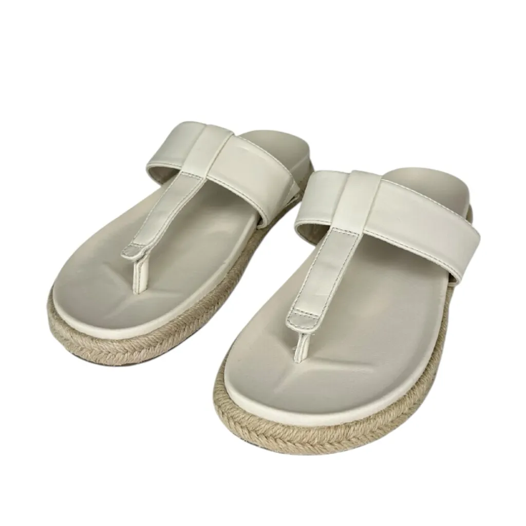 joie Bone Leather Nacho Espadrille Sandel Size 7 - Image 3