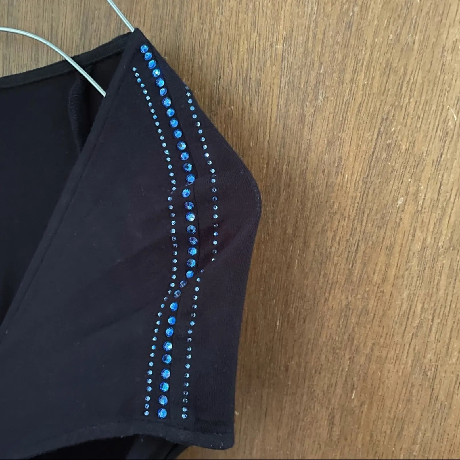 Swarovski crystal mini dress Black Size L - Image 4