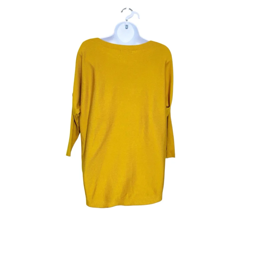 Melissa‎ Paige Button-Sleeve Boat-Neck Sweater size M - Image 8