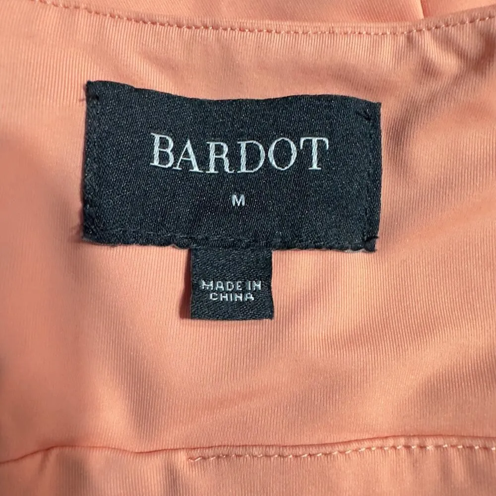 Bardot Guilia Coral Open-Back Midi Dress Women's Size Medium NWT - Image 9