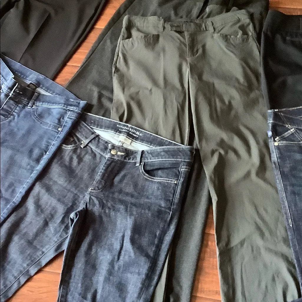 Huge lot of ladies pants and jeans in size 10👖🌷 Blue - Image 8