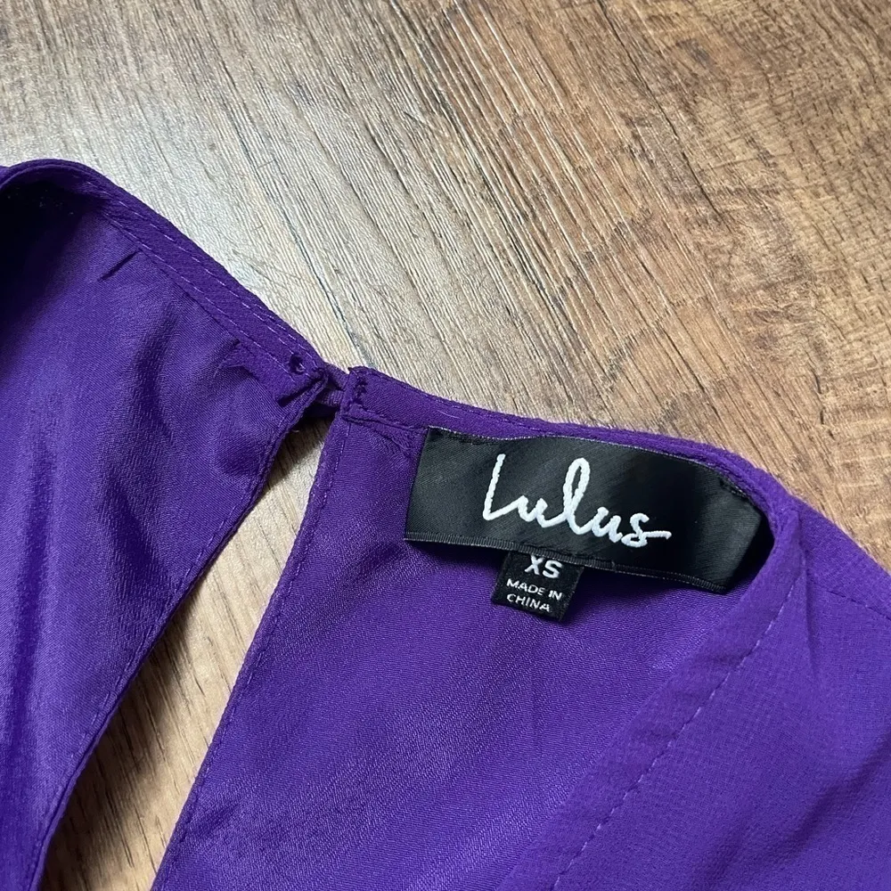 LULU’S Gone With The Whirlwind Purple Romper - Image 6