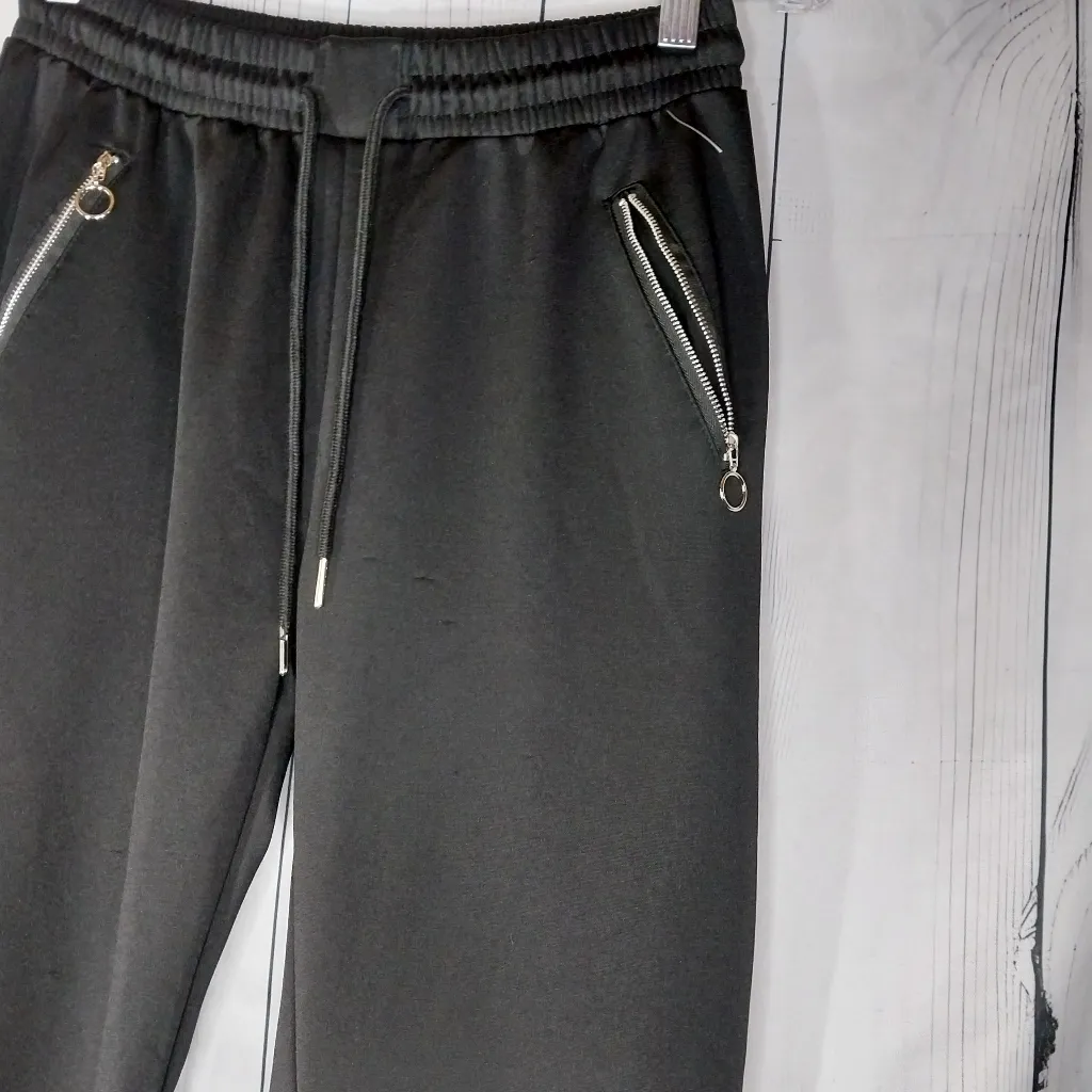 Indero Black Emo Goth Joggers Size undefined - Image 2