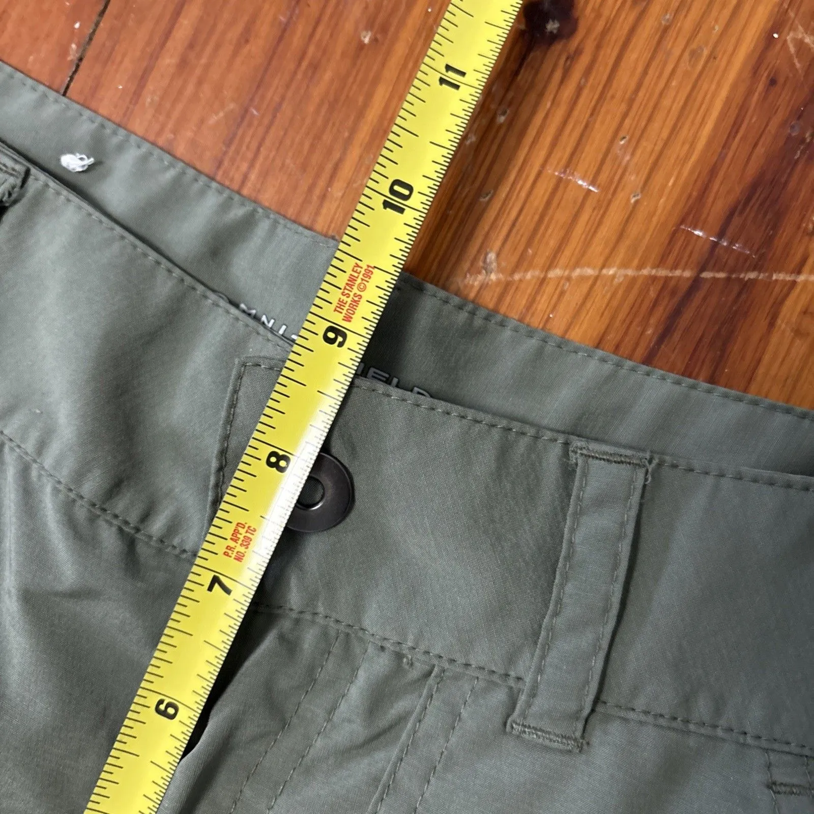 Columbia Green Kestrel Trail II Stretch Capri Ripstop Hiking Pants Size 2 - Image 3