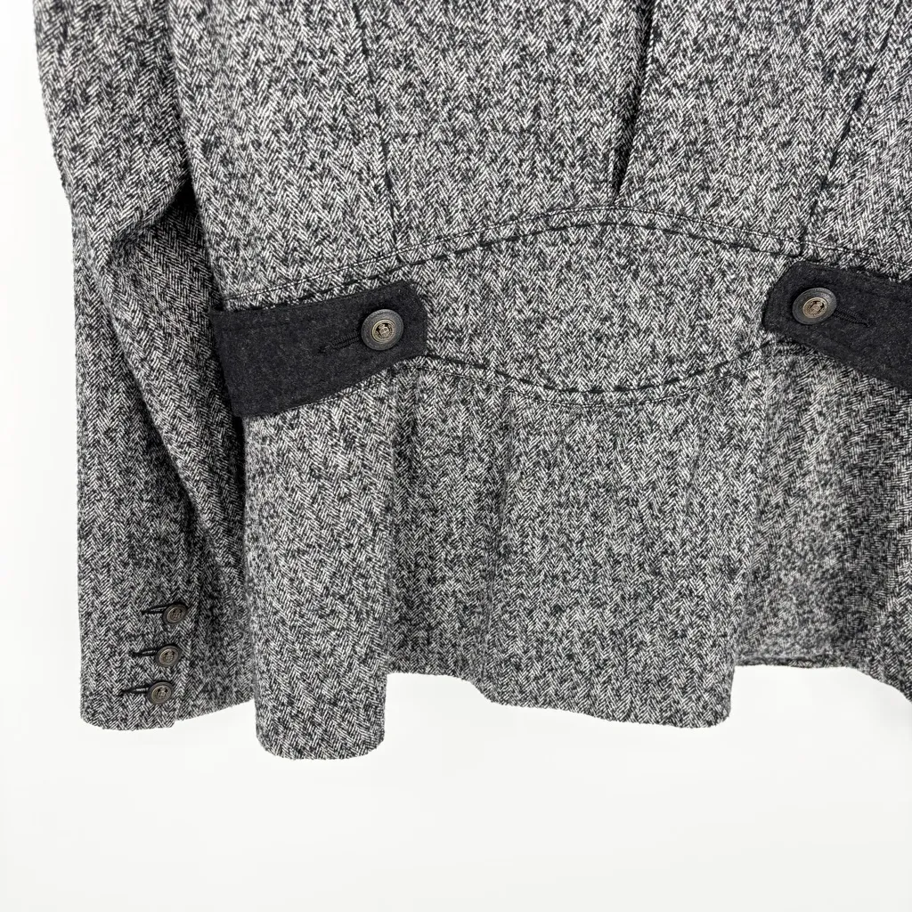 Cabi Fox Hunt Equestrian Tweed Blazer Size 8 Style 629 - Image 11