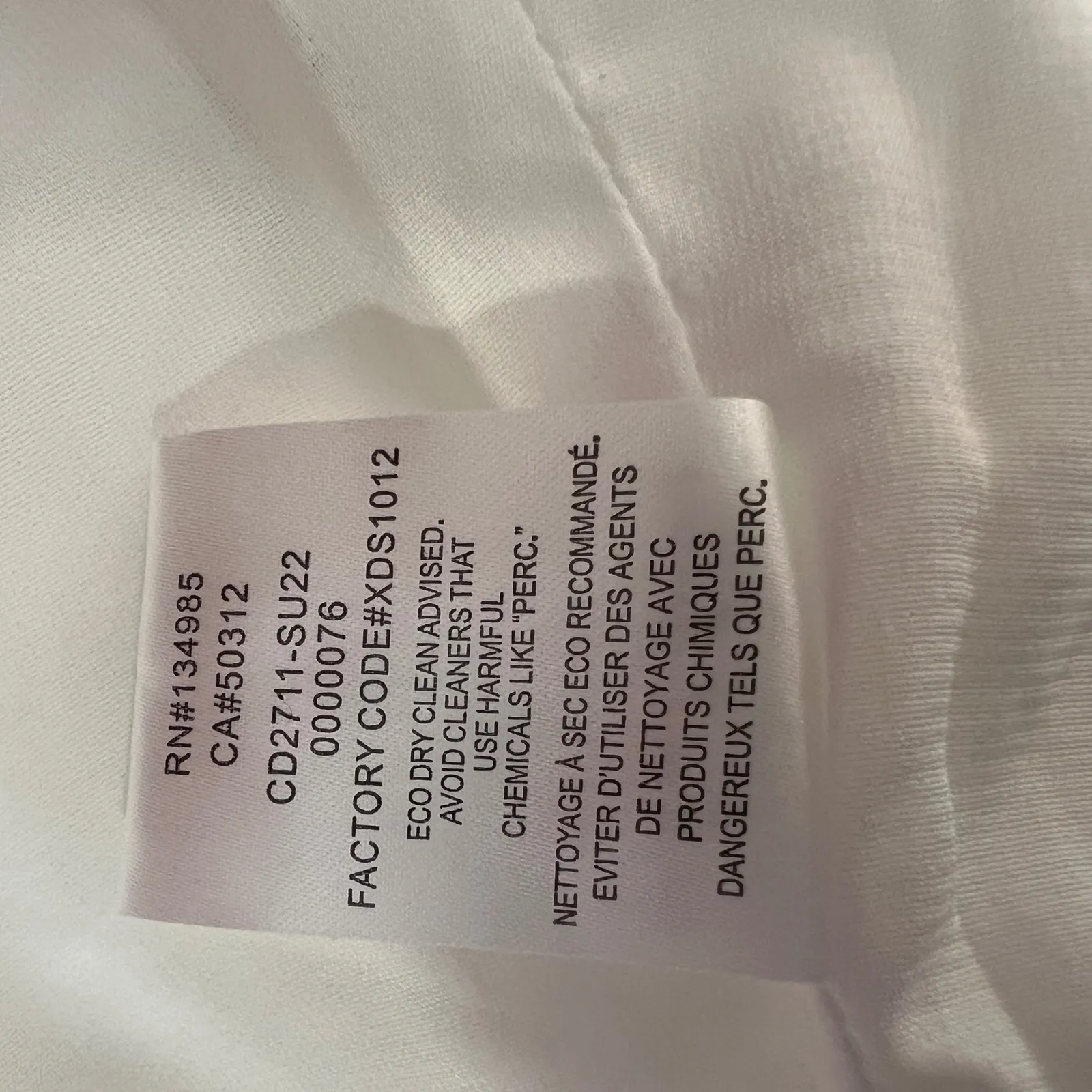 For Love & Lemons White Lace Eyelet Cutout Tie Back Midi Dress Size L New Size L - Image 7