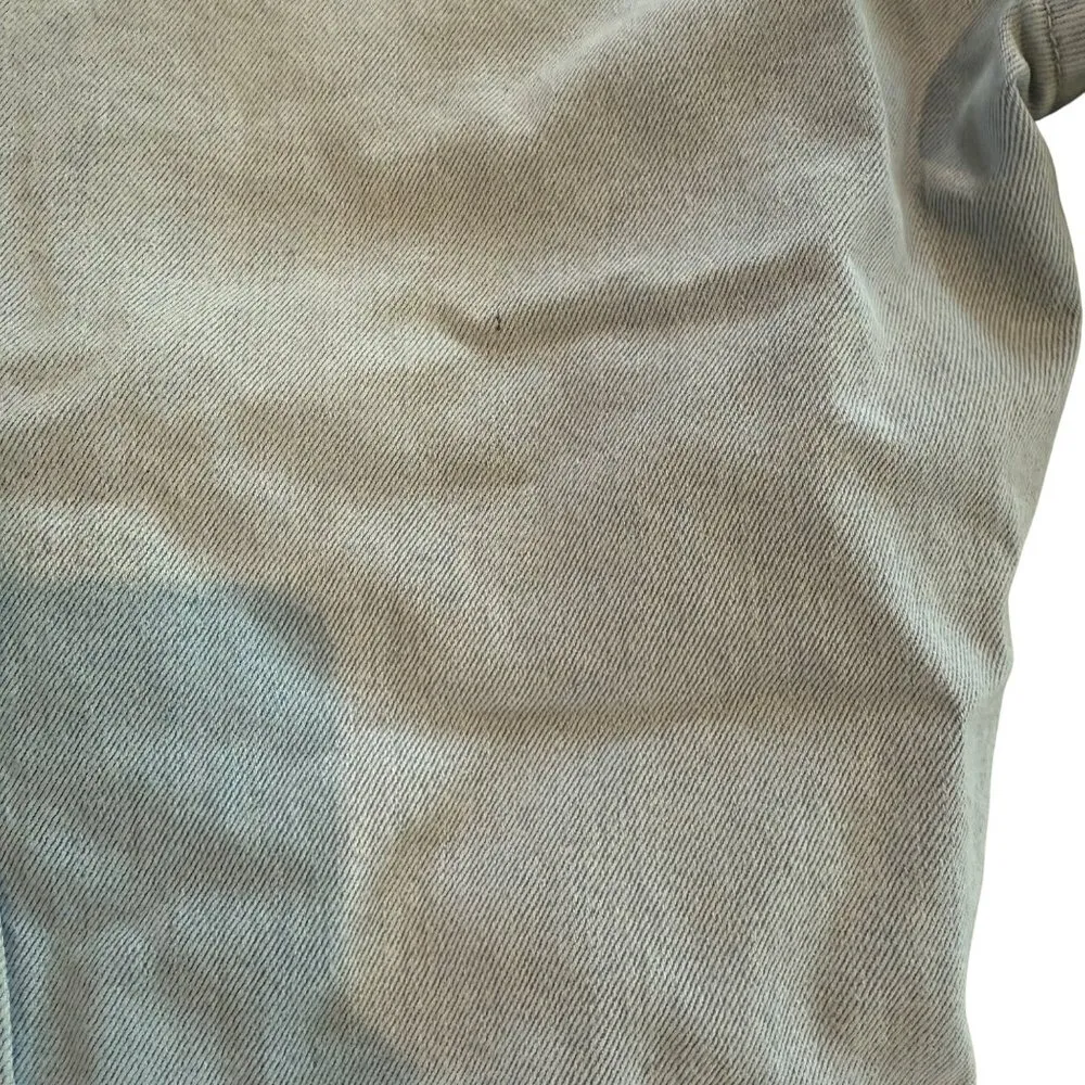 KanCan Womens Light Wash Cargo Jeans With Frayed Hem & Pockets Size W11 29 Blue - Image 5